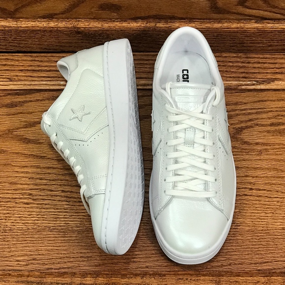 Converse Pro Leather LP Ox Artic Fire White Shoes - Picture 4 of 8